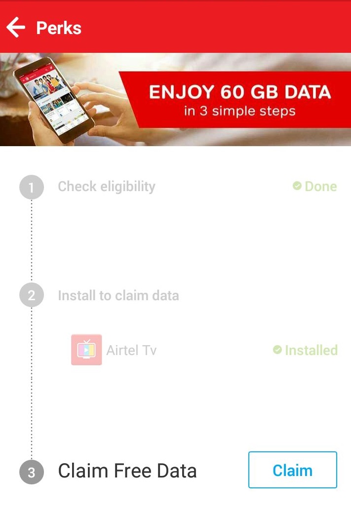 airtel free data 60gb postpaid