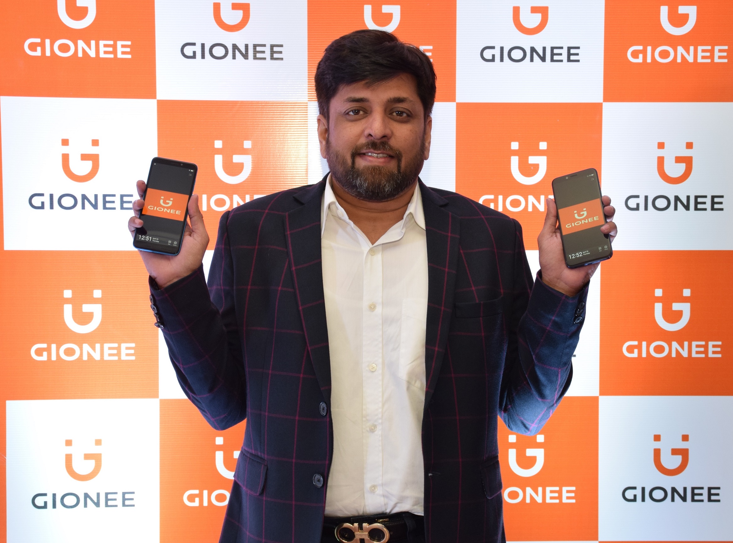 Mr Alok Shrivastava, Director, National Sales, Gionee India at the launch of F205 and S11 Lite