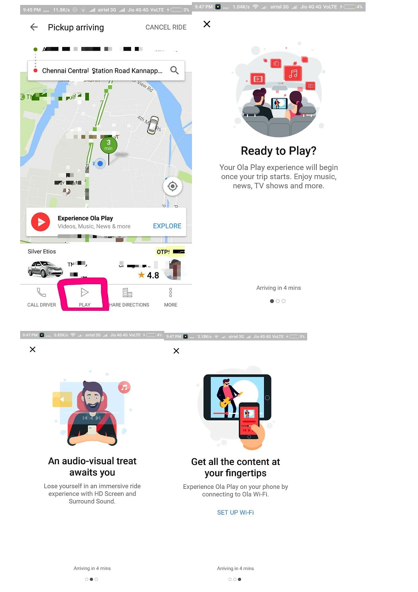 Ola Prime Play Chennai