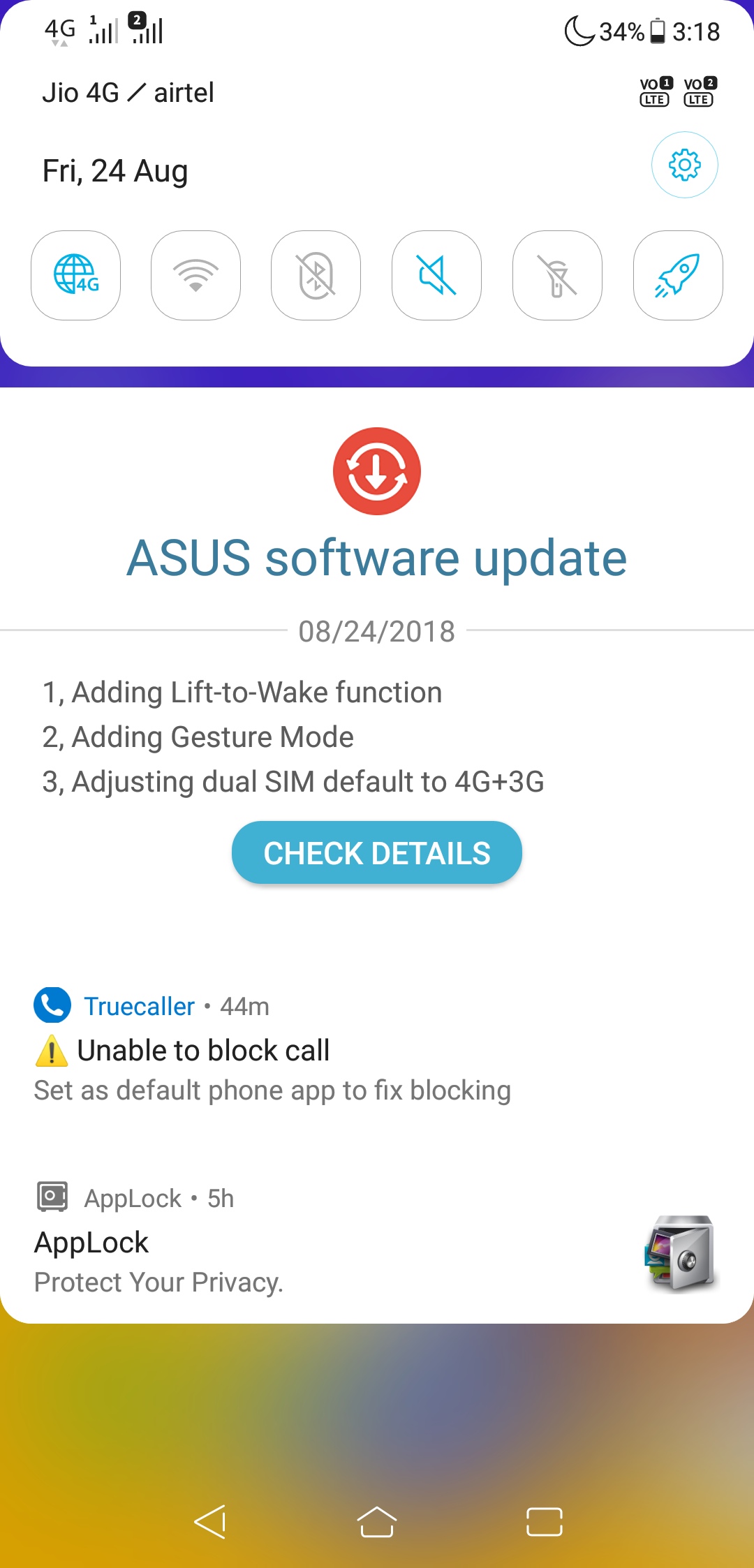 Asus Zenfone 5Z OTA Update