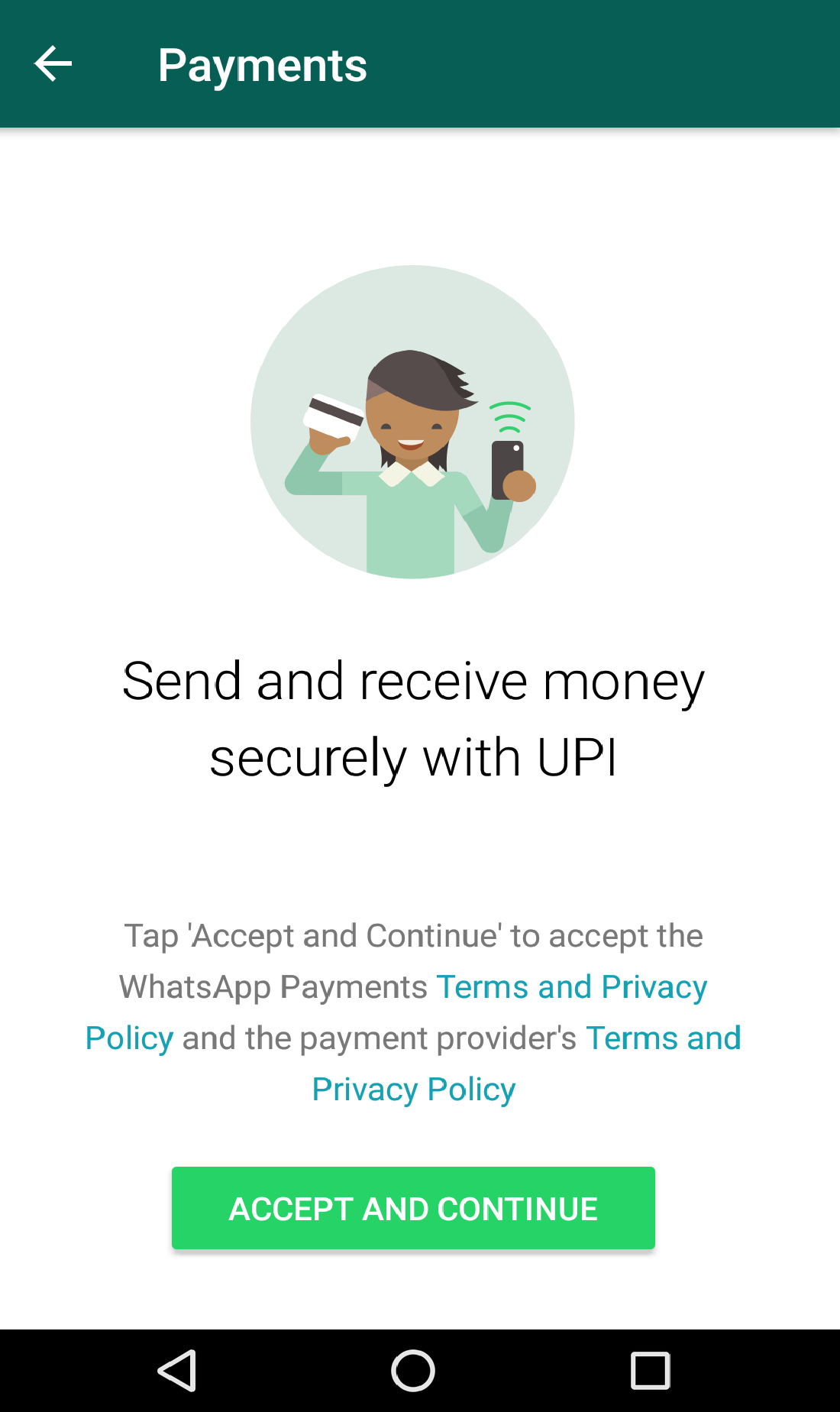 Whatsapp payments india