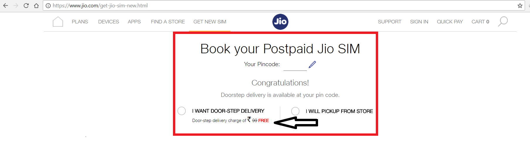 Jio Postpaid Home Delivery