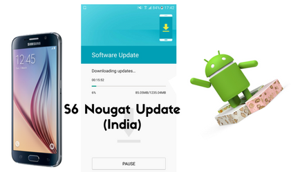 Galaxy S6 Nougat update India