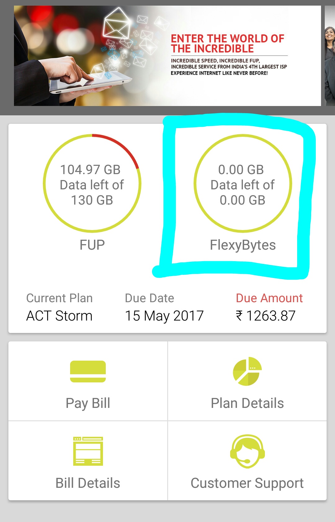 flexybytes act fibernet